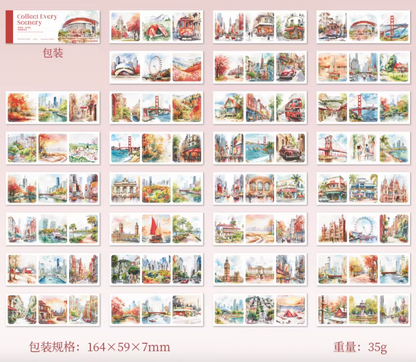 Libro de Stickers - 30 paginas Collect Every Scenery