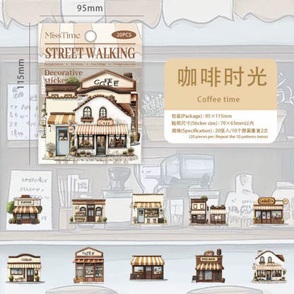 20 Stickers Street Walking