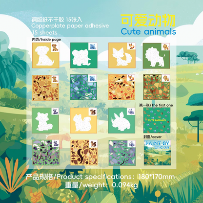 Libro de Stickers Paint by Stickers