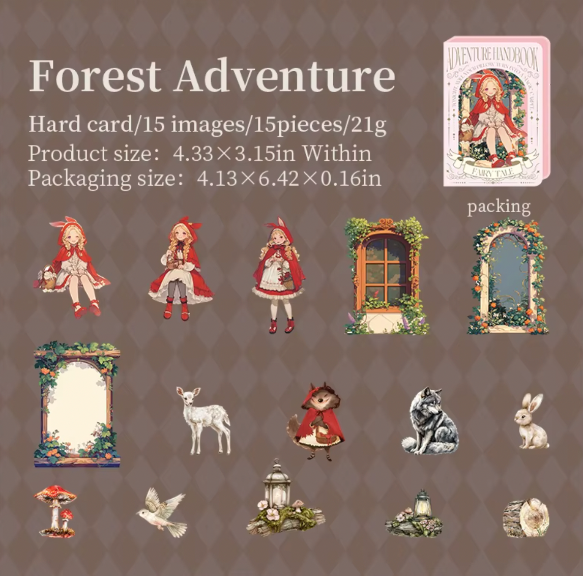 15 Cartulinas Fairy Tale