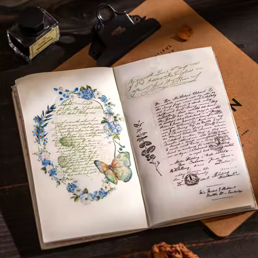 15 Stickers texto fino