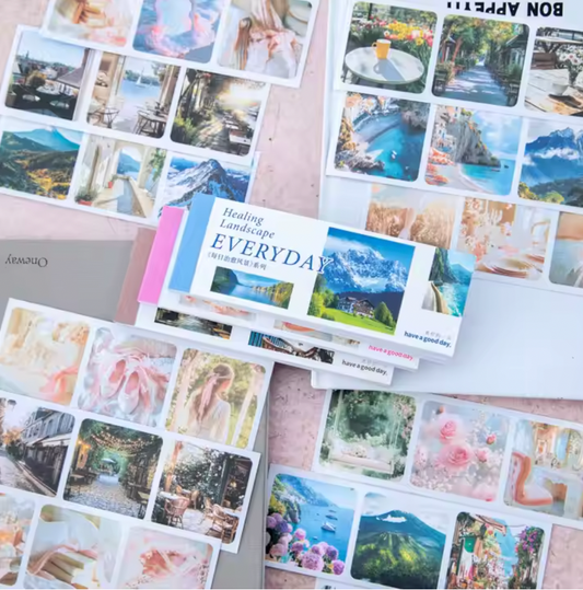 Libro de Stickers Paisajes Everyday