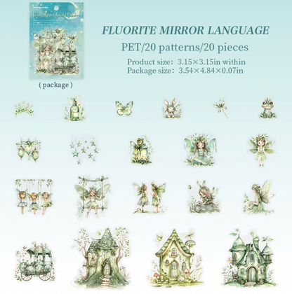 20 Stickers Forest Spirit