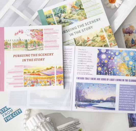 Libro de Stickers Pursuing the scenery