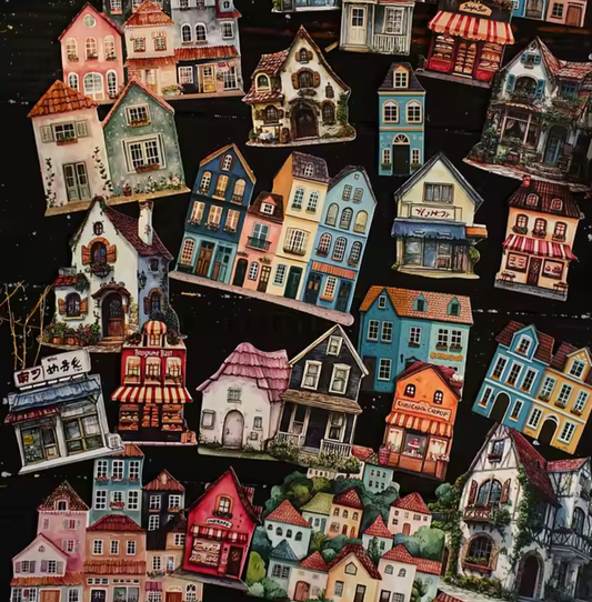 15 Cartulinas Casas