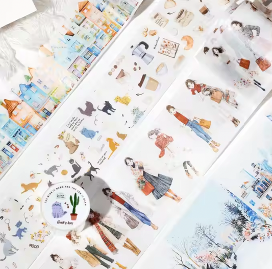 Washi Tape Ancho - Varios diseños