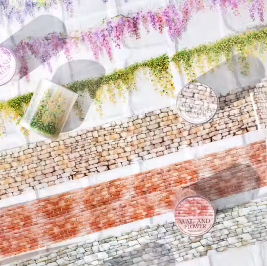 Washi Tape Flores colgantes & paredes