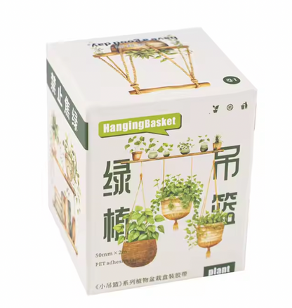 Rollo de stickers plantas colgantes