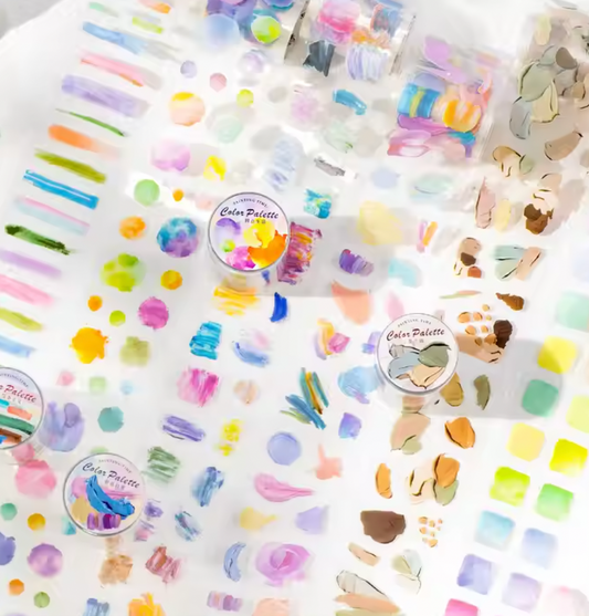Rollo de Stickers Manchas pintura