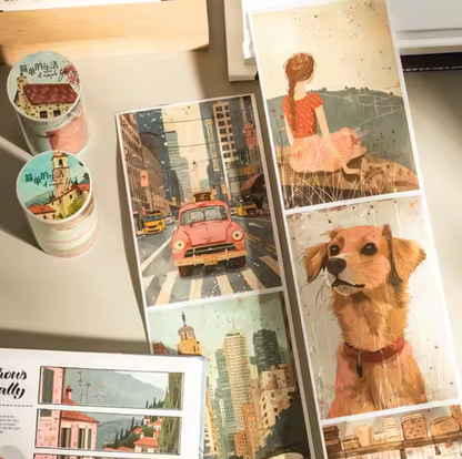 Rollo de Stickers imagenes & dibujos
