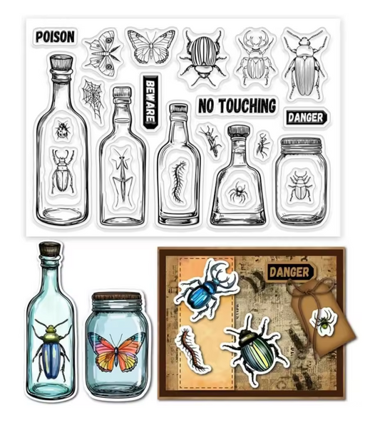 Sellos de silicon Frascos & Insectos