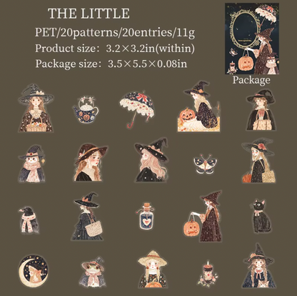 20 Stickers de Halloween