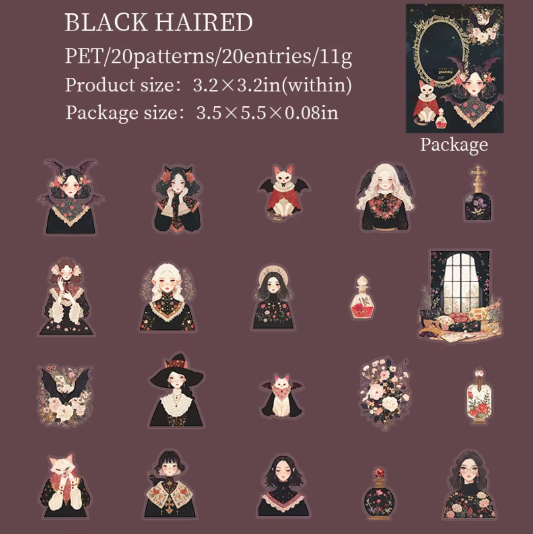20 Stickers de Halloween