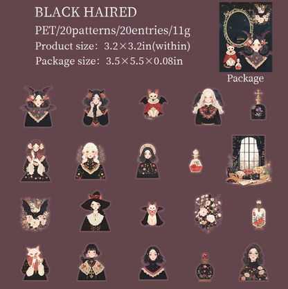 20 Stickers de Halloween