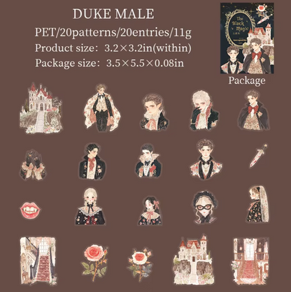 20 Stickers de Halloween
