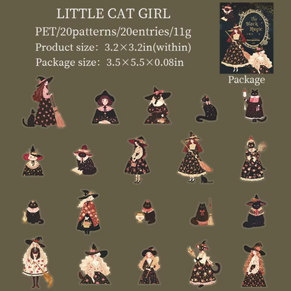20 Stickers de Halloween