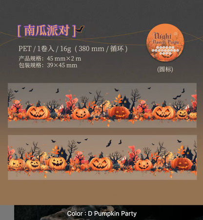 Washi Tape Transparente Halloween