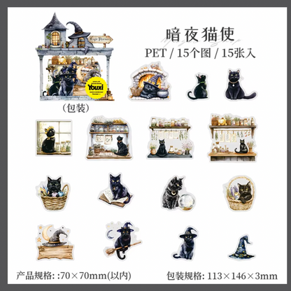 Paquete de 15 Stickers Magic Pharmacy Halloween