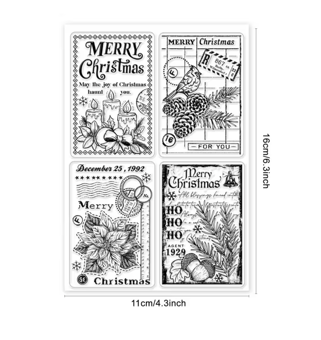 Sellos de silicon Navidad