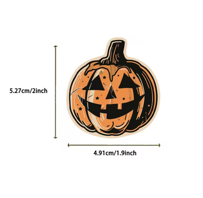 50 Stickers Vinil Halloween