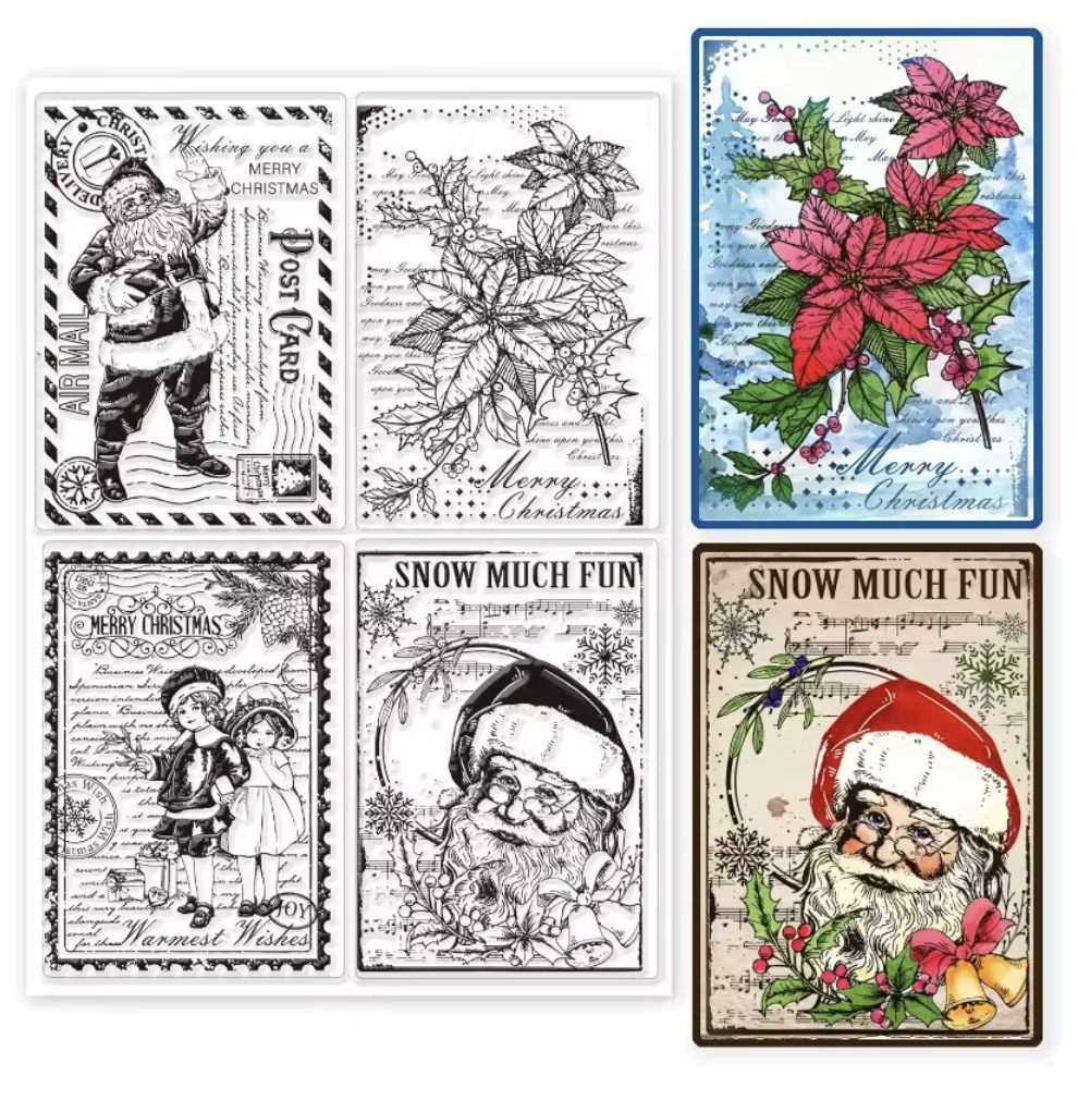 Sellos de Silicon Santa Navidad