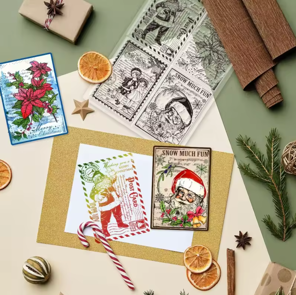 Sellos de Silicon Santa Navidad