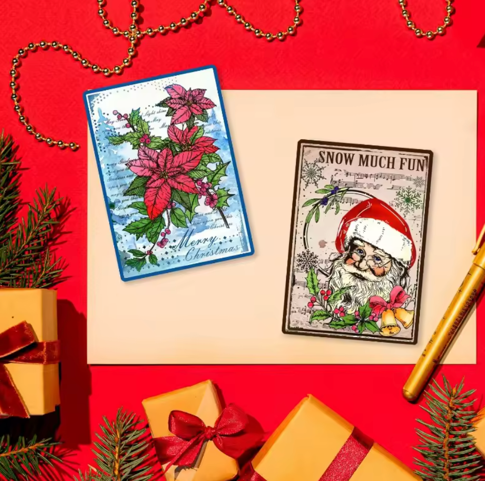 Sellos de Silicon Santa Navidad