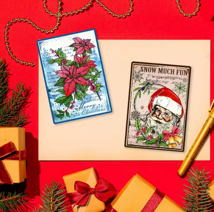 Sellos de Silicon Santa Navidad