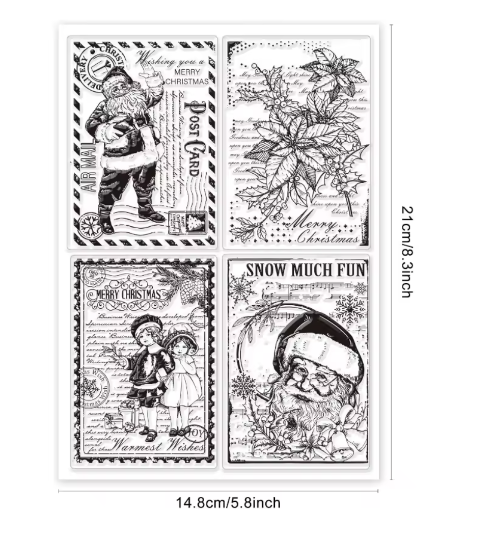 Sellos de Silicon Santa Navidad