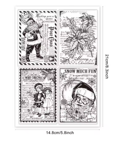 Sellos de Silicon Santa Navidad