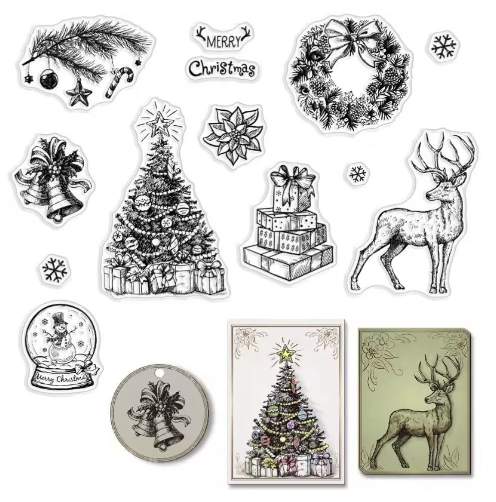 Sellos de Silicon Navideños