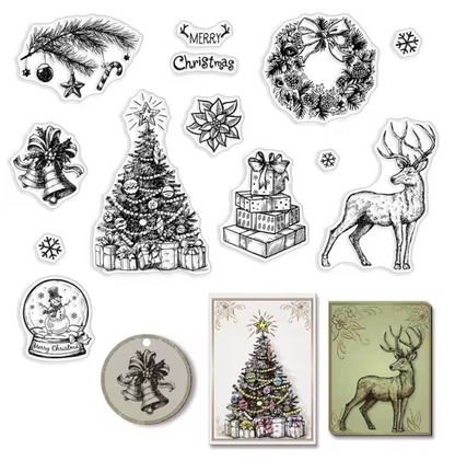 Sellos de Silicon Navideños