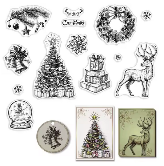 Sellos de Silicon Navideños