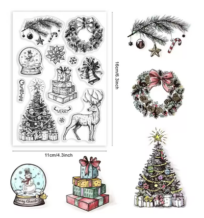 Sellos de Silicon Navideños