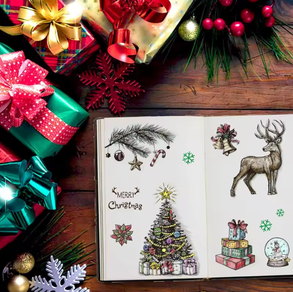 Sellos de Silicon Navideños