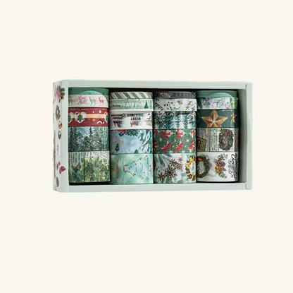 20 Washi Tapes Navideños - 2 Opciones