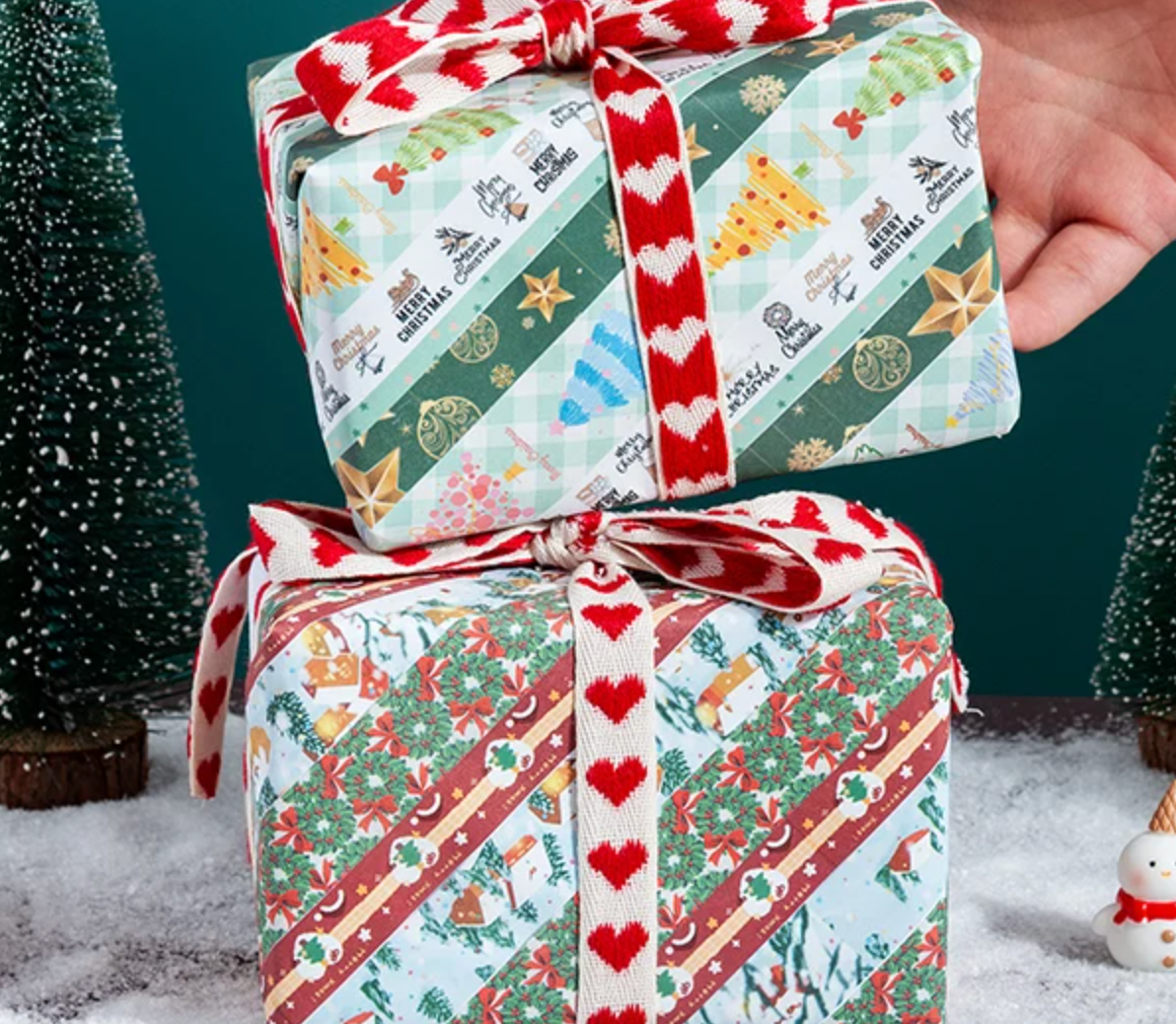 20 Washi Tapes Navideños - 2 Opciones