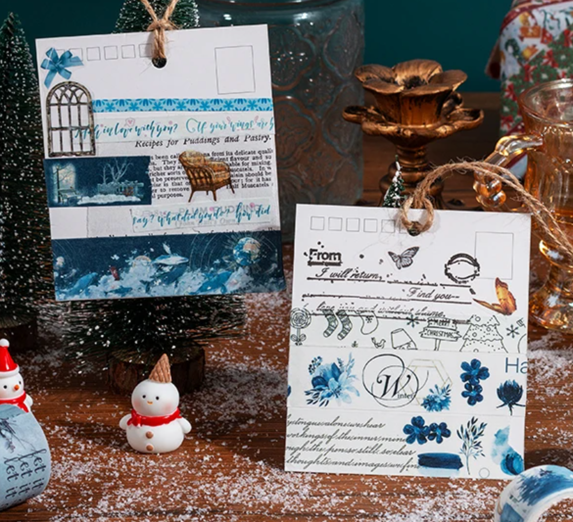20 Washi Tapes Navideños - 2 Opciones