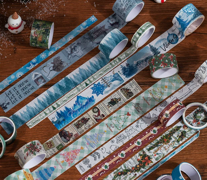 20 Washi Tapes Navideños - 2 Opciones