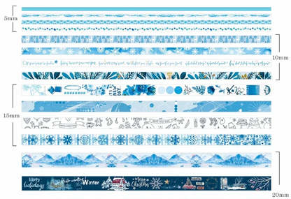 20 Washi Tapes Navideños - 2 Opciones