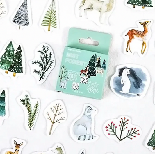 Cajita de Stickers Navideños