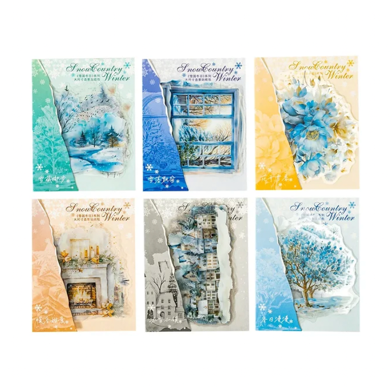 10 Stickers Navideños Grandes