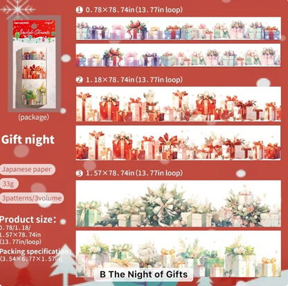 3 Washi Tapes Navideños