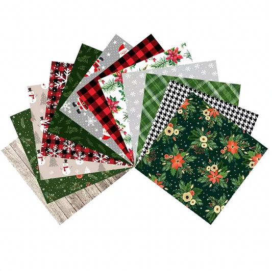12 Papeles de Navidad Cartulina