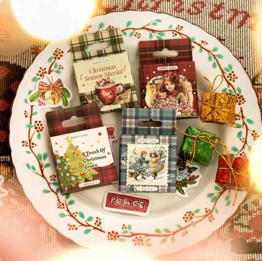 Cajita de Stickers Navideños - 4 opciones