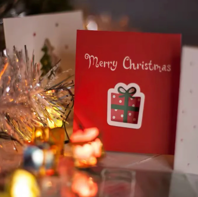 12 Cartas Navideñas con 12 sobres