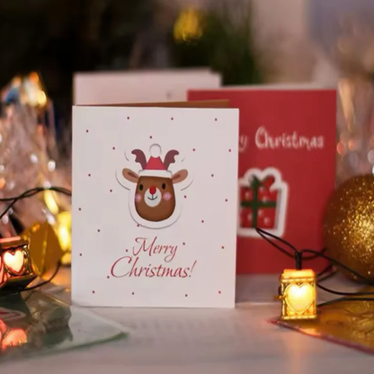 12 Cartas Navideñas con 12 sobres