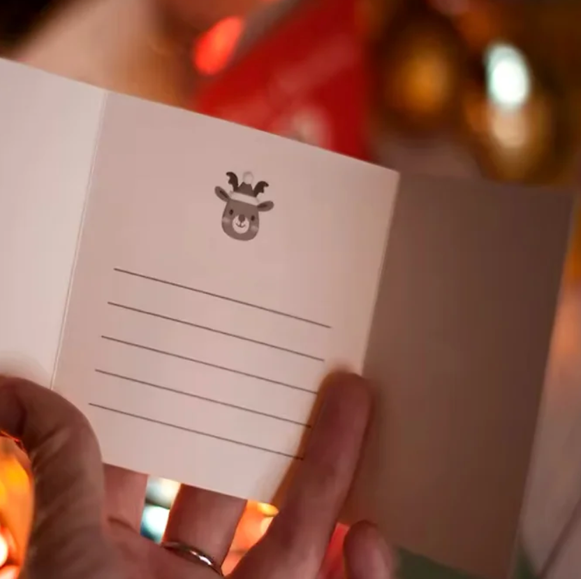 12 Cartas Navideñas con 12 sobres