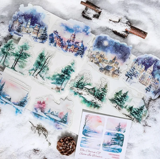 10 Stickers de Invierno & Navidad