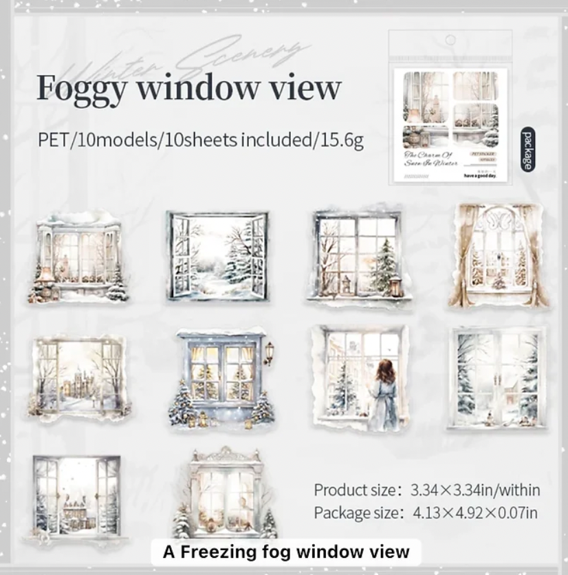 10 Stickers de Invierno & Navidad